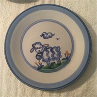M.A.Hadley 11" Dinner Plate-Sheep