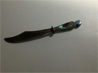 SMALL STERLING ABALONE KNIFE