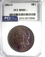 1884-O Morgan PCI MS65+ Nice Color