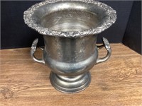 SILVER PLATED VASE