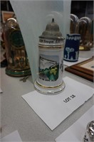 German RCAF beer stein with lithophane