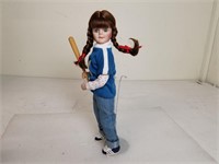 Gorham 1992 Baseball Girl Doll