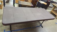 6' FOLDABLE TABLE