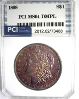 1898 Morgan MS64 DMPL LISTS $550