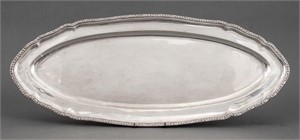 Austrian .800 Silver Fish Platter