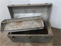 Vintage Machinist Tool Bin w/Tray-24Lx10 1/2Wx14"H