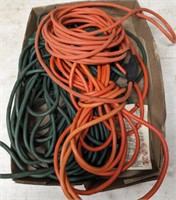 TRAY OF EXTENSION CORDS