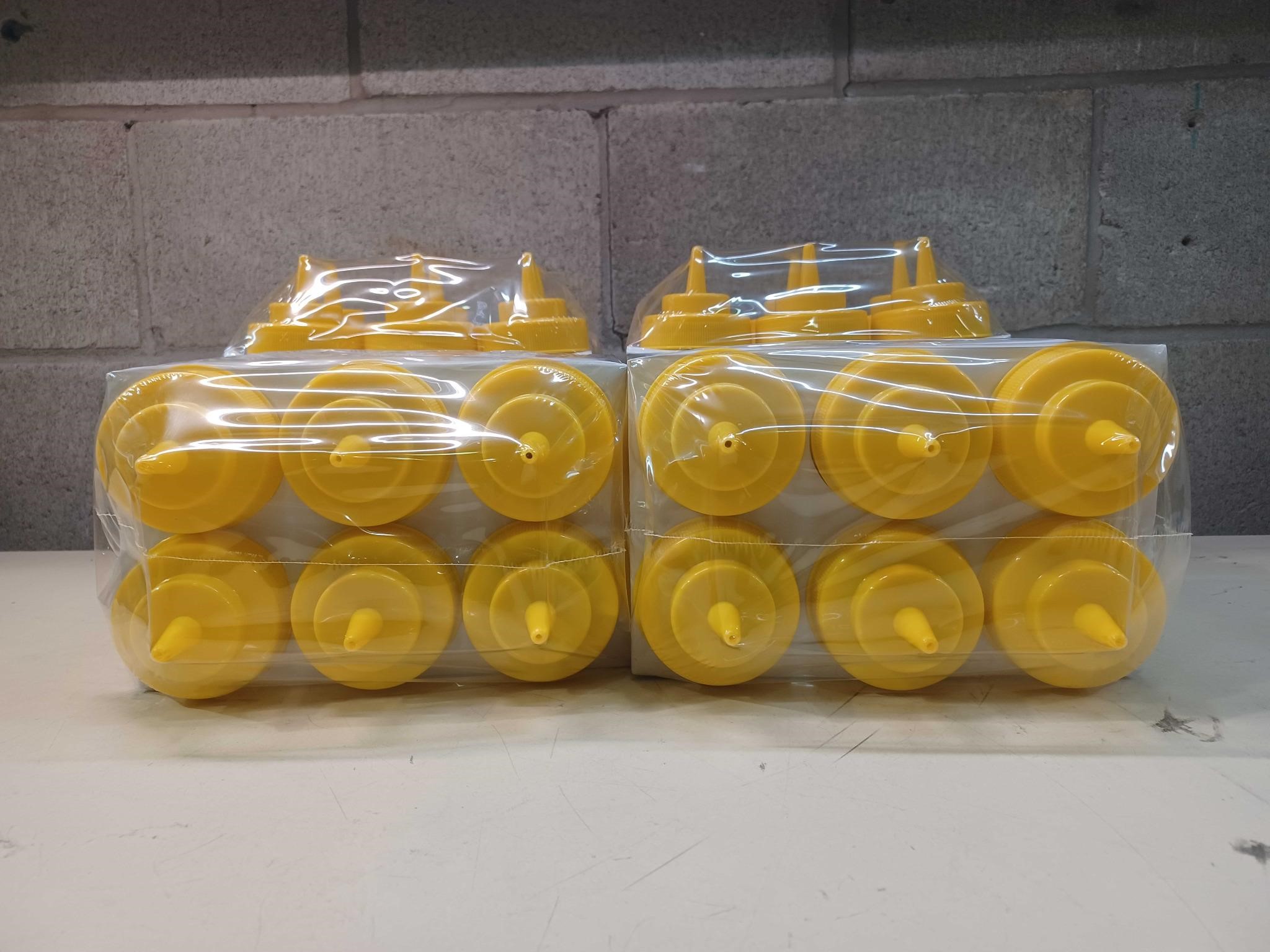 SEALED-Squeeze Bottles 6 Pack 16oz x4