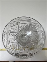 Small Cut Glass Pedastal Bowl