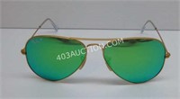 RayBan Aviator Flash Lenses Sunglasses w/Case $200