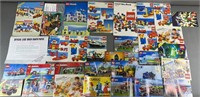 32pc Lego Kit Manuals & Idea Books w/ Vtg