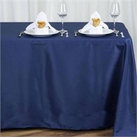 SR2010  BalsaCircle Tablecloth 90 x 156 Navy Bl