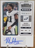 Mario Goodrich 2022 Contenders RC Auto