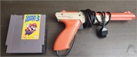 Vintage 1985 Nintendo zapper and game