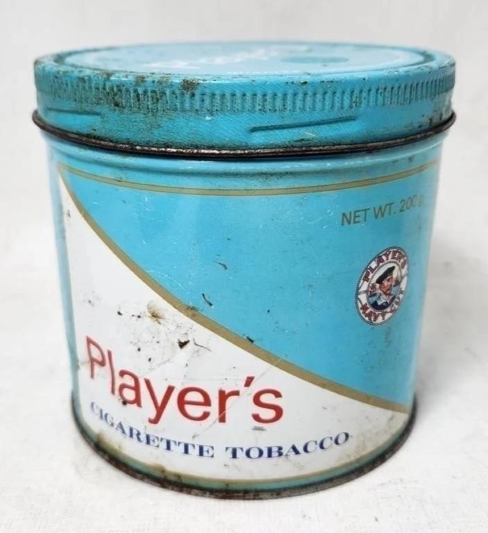 Player's Cigarette Tobacco Tin