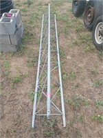 10 ft galvanized antenna section