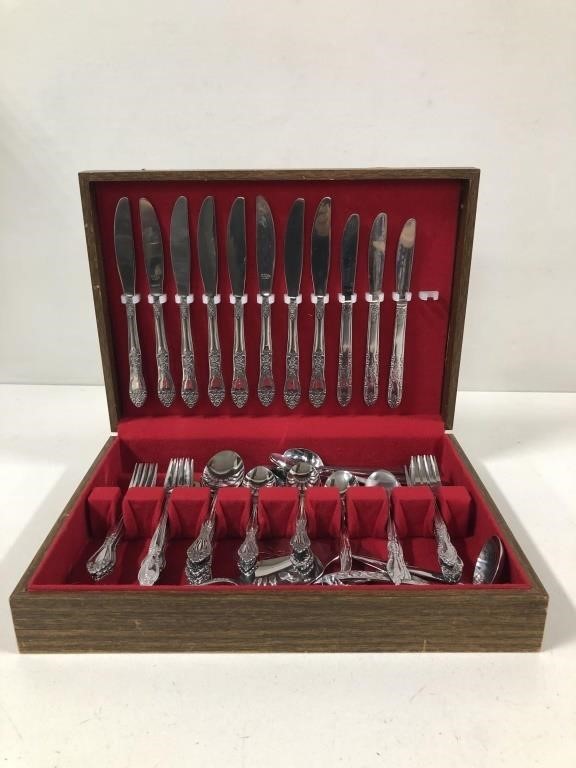 60PC IMPERIAL STAINLESS STEEL FLATWARE