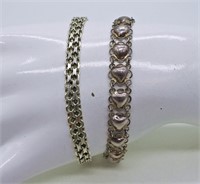 2 Sterling Bracelets