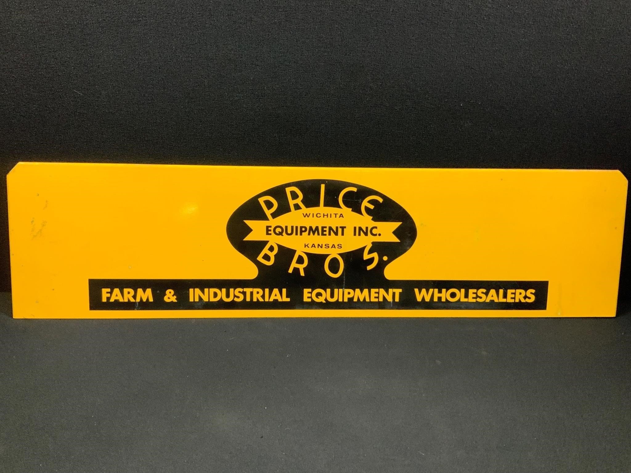 Price Bros. Farm & Industrial Equipment Metal Sign