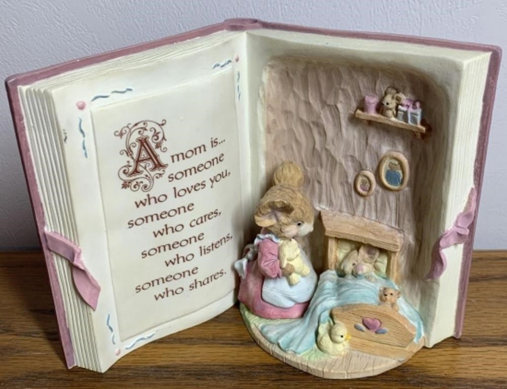 Mother's Love Mouse House Resin Decor 4"