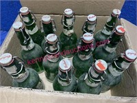 (13) Vtg Grolsch Lager Beer bottles w/ swing tops