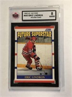 1990-91 SCORE ERIC LINDROS ROOKIE # 440 CARD