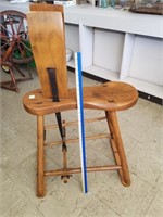 LEATHER MAKERS HARNESS STOOL