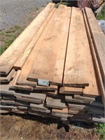Lumber Pile, Hardwood of somekind.  1" thick X 8"