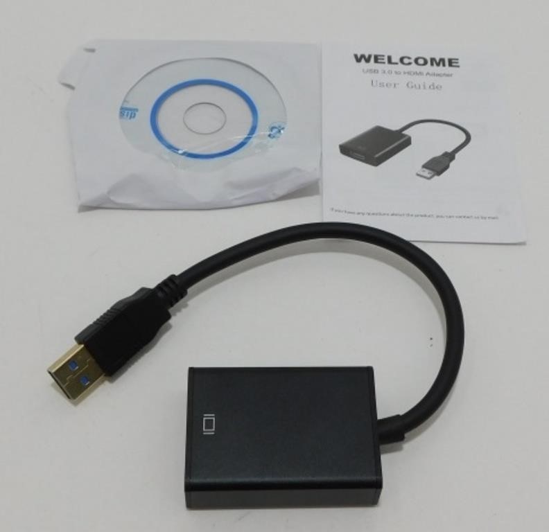 NIP USB To HDMI Adapter with Disc.