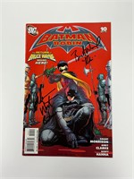 Autograph COA Batman & Robin #10 Comimcs