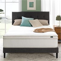 ZINUS 12 Inch Foam and Spring Hybrid Mattress King