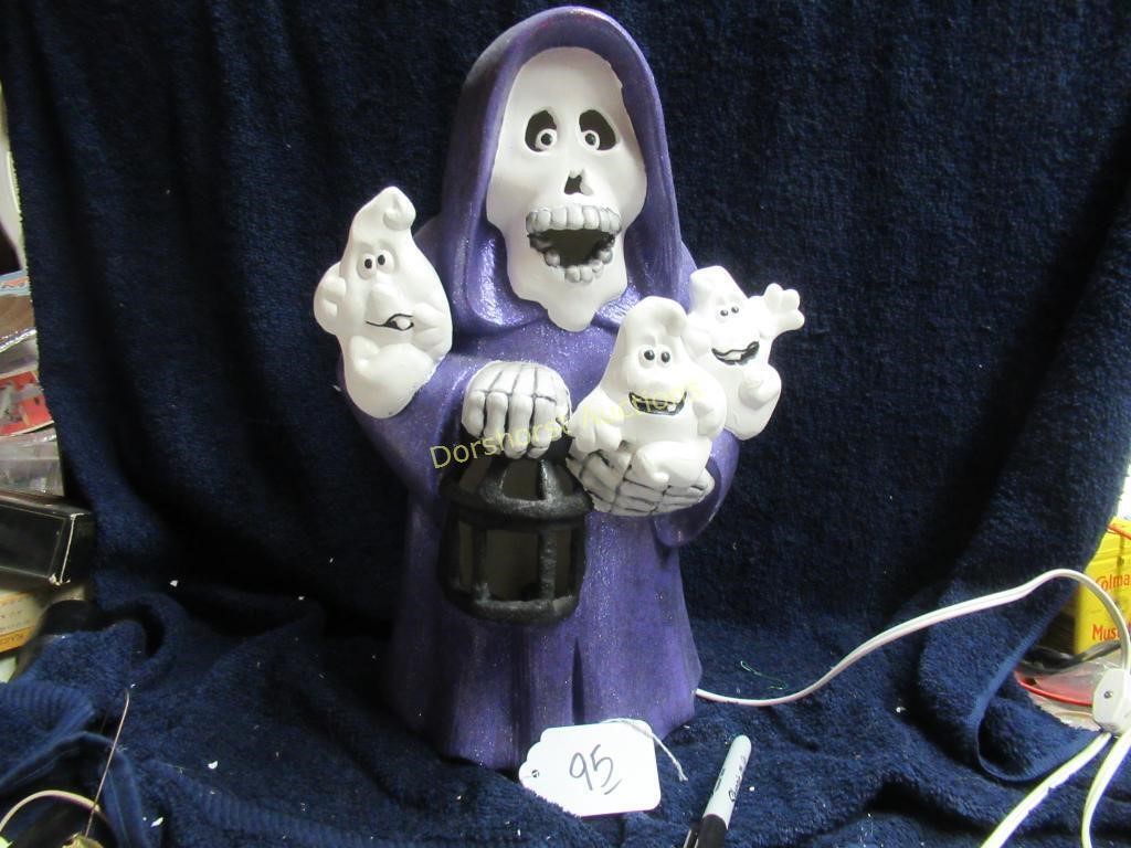 WONDERFUL CERAMIC LIGHT-UP GHOST - ELECTRIC