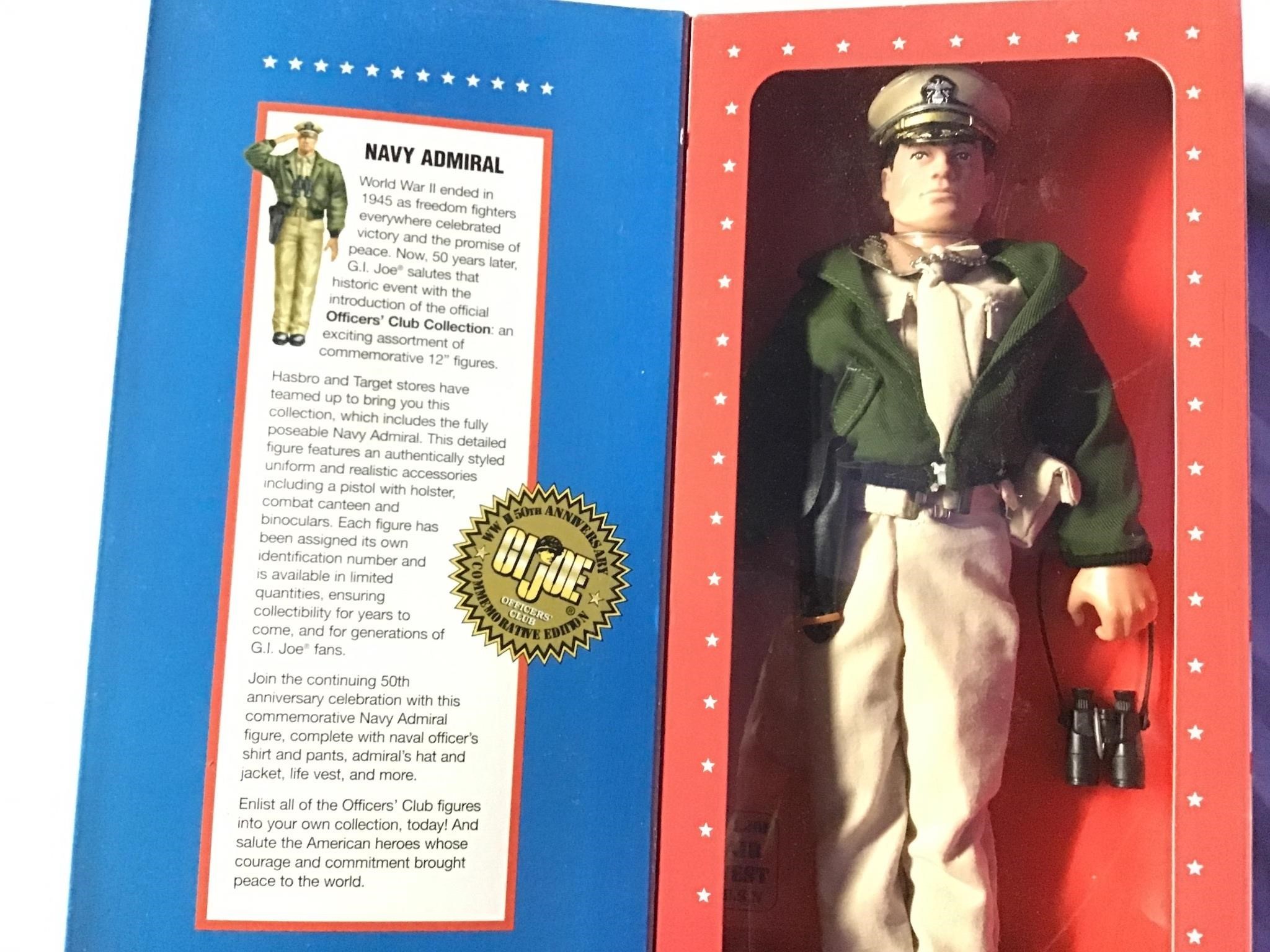 Vintage GI Joe Navy Admiral Orginal packaging.