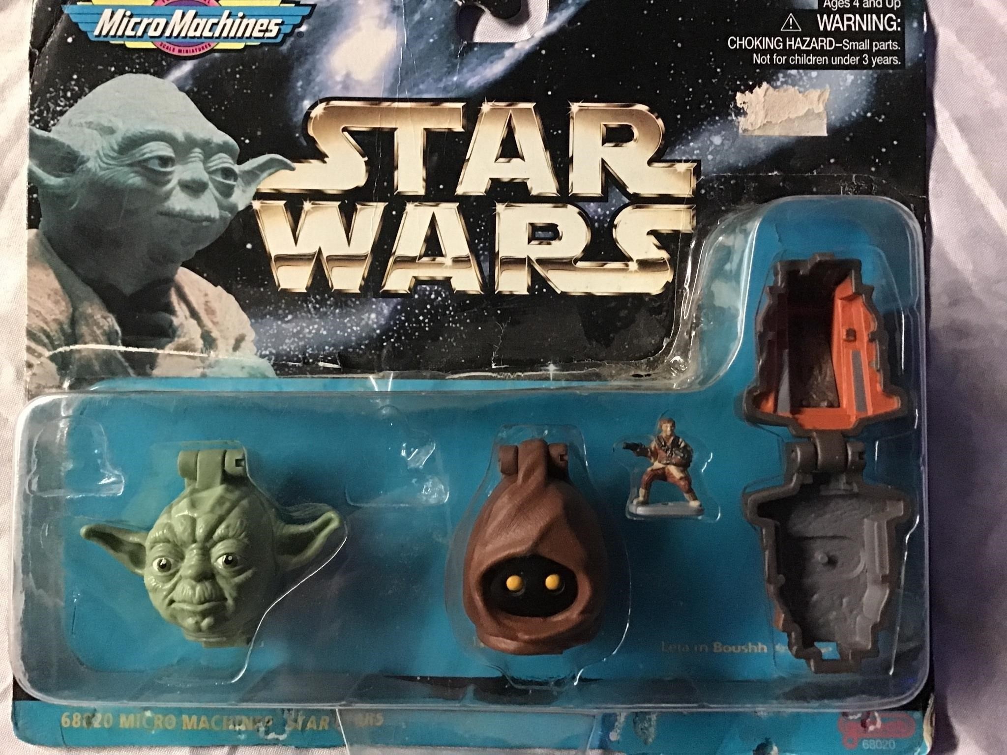 VINTAGE STARWARS MICRO MACHINES IN PACKAGING