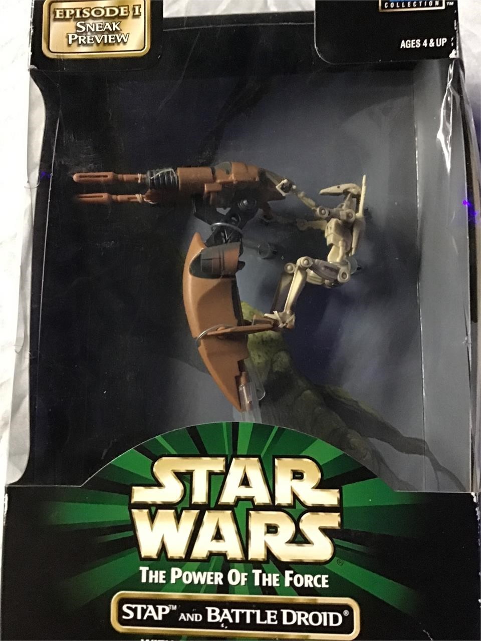 VINTAGE ACTION FIGURE MOVIE PROMO STAP BATTLEDROID