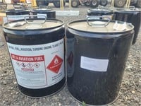 (2) 5 Gallon Cans of Jet A Aviation Fuel - Expired
