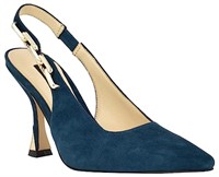 Size 9 NINE WEST Women's Veroni Pump, Teal 400,