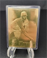 1996 Bert Blvleven 22kt Gold baseball card