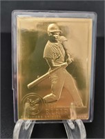 1996 Paul Blair 22kt Gold baseball card