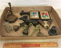 ANTIQUE BELLS, MINIATURE CAST AND  MORE