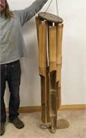 UNIQUE LIFE SIZE WOODEN WIND CHIMES- 5 FEET