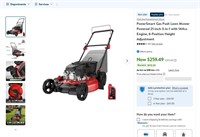 E9300  PowerSmart  Gas Push Lawn Mower, 21" 3-in-1