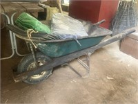 Wheelbarrow and Tarp