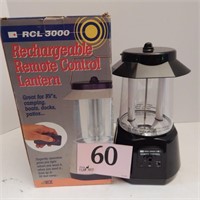 RECHARGEABLE REMOTE CONTROL LANTERN LIKE NEW