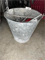 Galvanized Bucket Full of Carriage Bolts