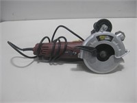 Chicago Electric Double Cut Saw Powers On