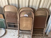 Folding Metal Chair Lot