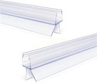 Frameless Shower Seal  1/4 Glass  36 Long - 2 piec