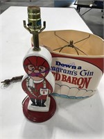 Red Barron lamp- damage to shade