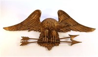Carved and Gilt Wood Eagle